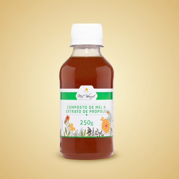 Composto de Mel com Extrato de Própolis - 250g - Pet