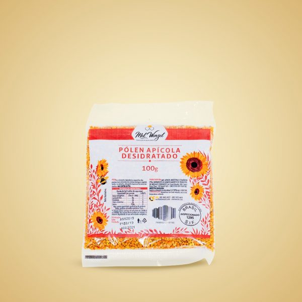 Pólen Apícola Desidratado - 100g - Plástico