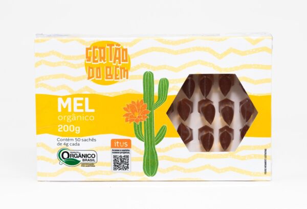 Mel Orgânico 200g - Sache - Sertão do Bem